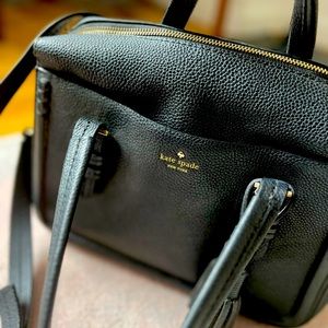 Kate Spade Black Pebbled Leather Handbag